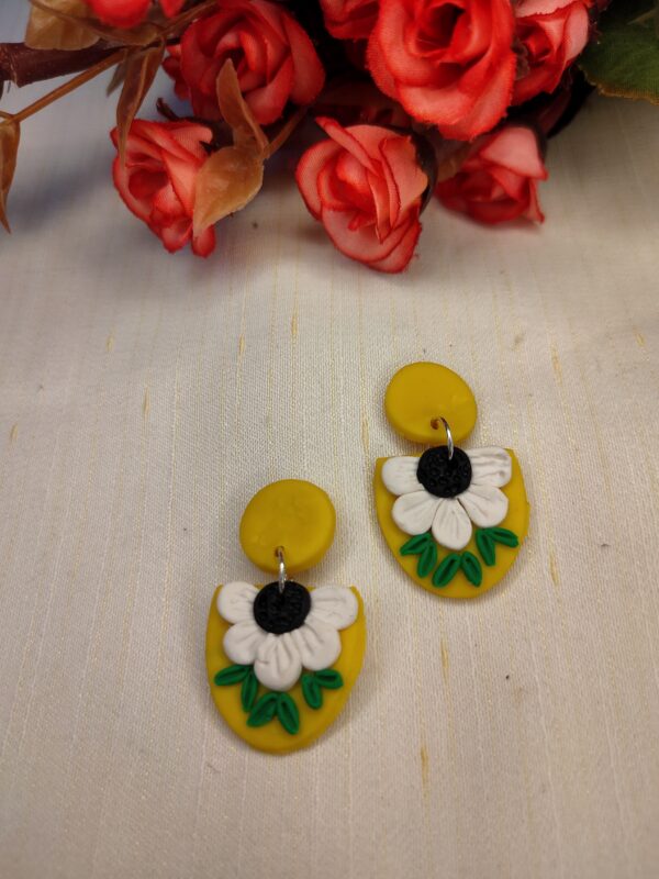 Yellow & White Dangles