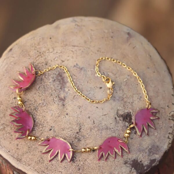 Pink necklace