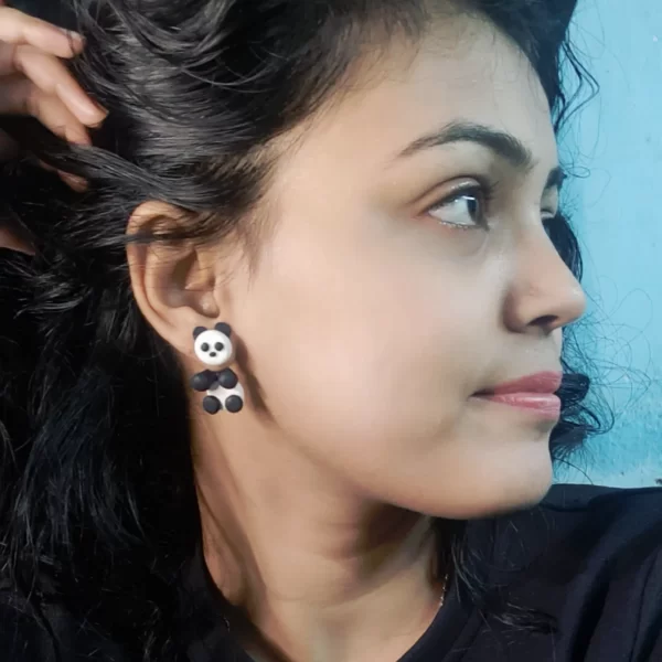 Panda earrings - Image 2