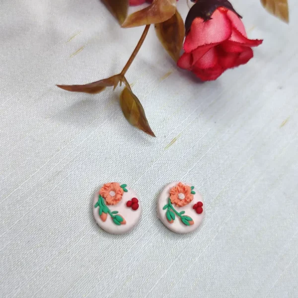 Fresh flower studs
