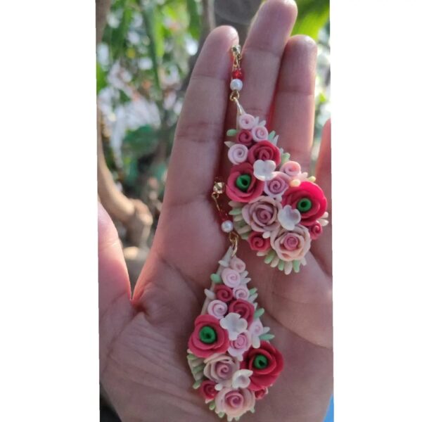 Flower bouquet earrings