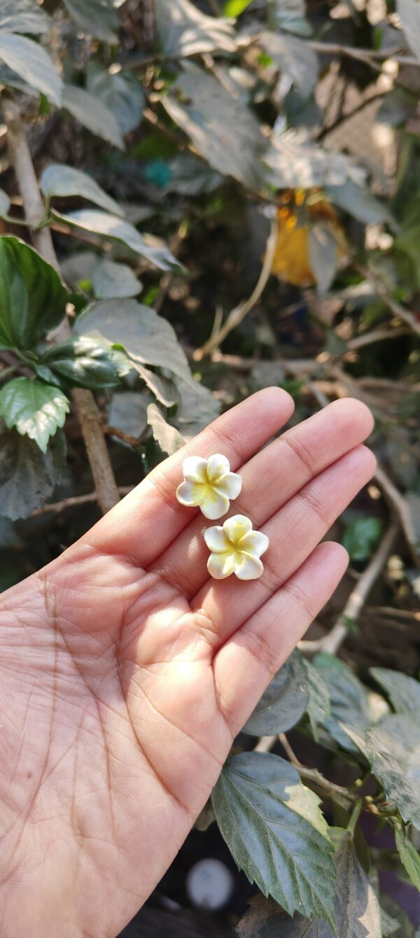 White Chafa Studs
