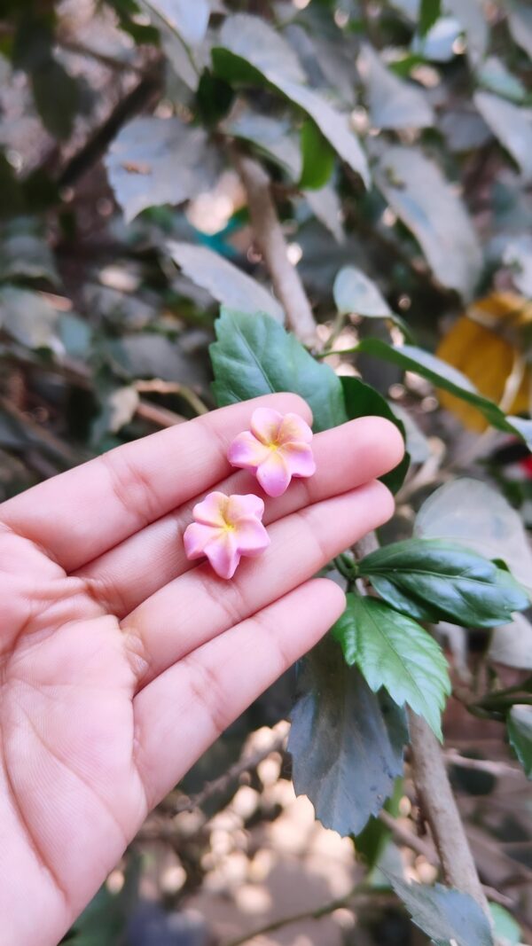 Baby Pink Chafa Studs