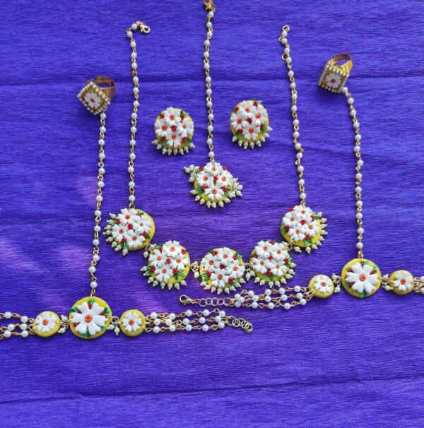 Prajkta flower Haldi Set