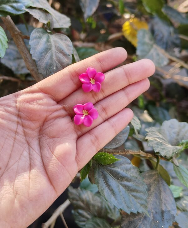Pink Chafa Studs