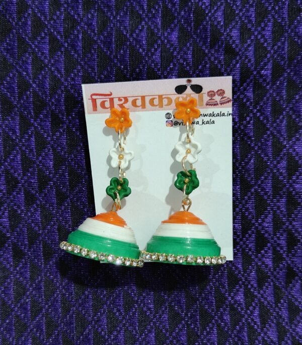 Tricolour Jhumka