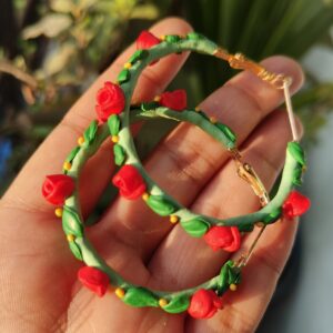 Rose hoops (4cm)