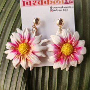 White flower dangles